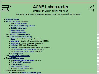 Web site www.acme.com, Acme Markets Inc