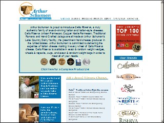Web site www.arthurschuman.com, Schuman Cheese