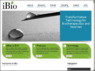Web site www.ibiopharma.com, Integrated Health Technologies